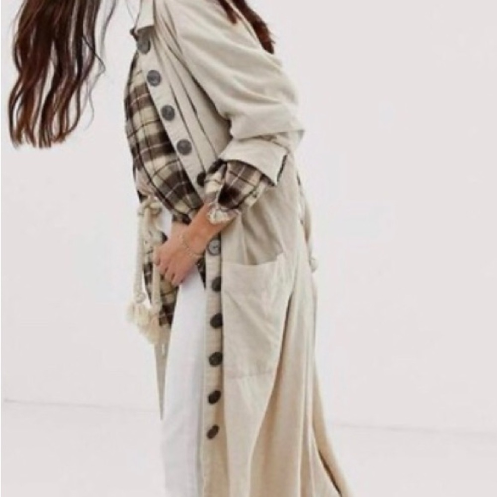 NWT Free People Duster coat